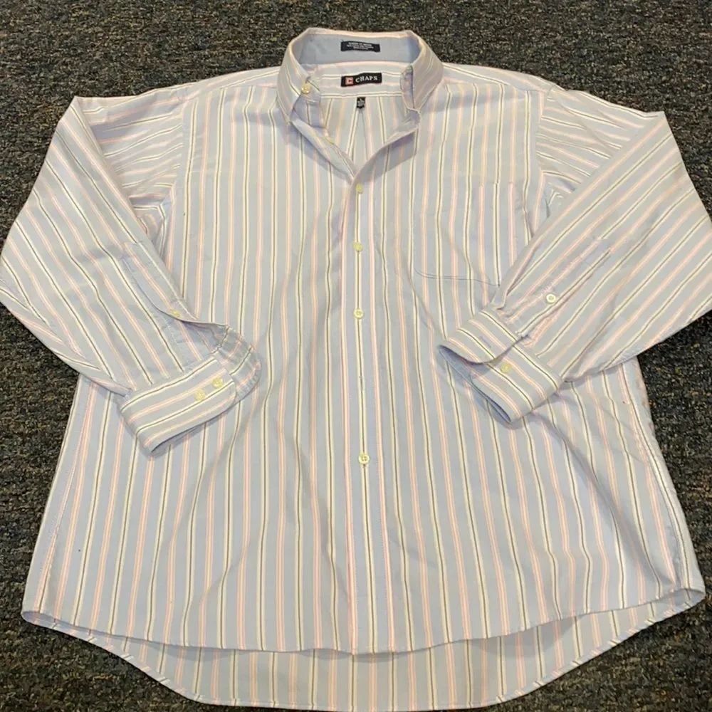 Chaps Pastel Button Down Shirt sz. L